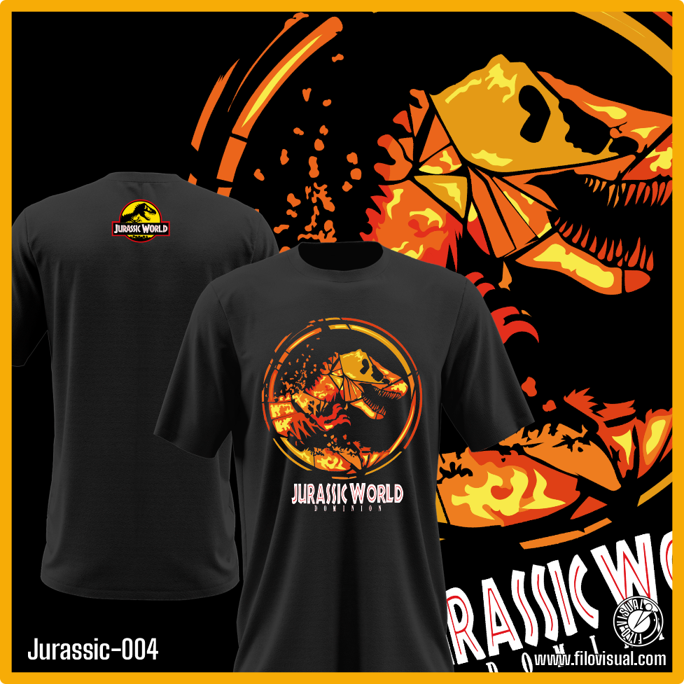 Jurassic-004 - Diseño de Jurassic - Remera de Algodón