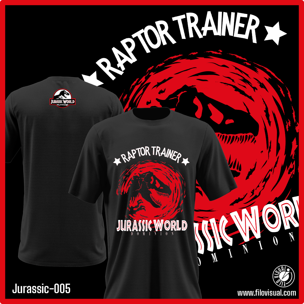 Jurassic-005 - Diseño de Jurassic - Remera de Algodón