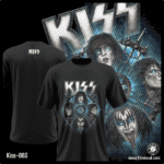 Kiss-003 - Remera de Kiss - Algodón Estampado