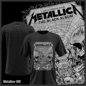 Metallica-002 - Remera de Metallica - Algodón Estampado