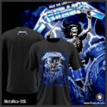 Metallica-005 - Remera de Metallica - Algodón Estampado