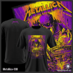 Metallica-008 - Remera de Metallica - Algodón Estampado