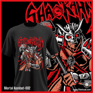 Mortal Kombat-002 - Diseño de Mortal Kombat - Remera de Algodón