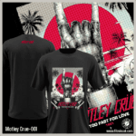 Motley Crue-001 - Remera de Motley Crue - Algodón Estampado