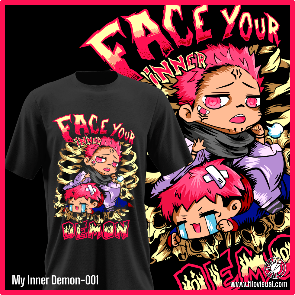 My Inner Demon-001 - Diseño de My Inner Demon - Remera de Algodón