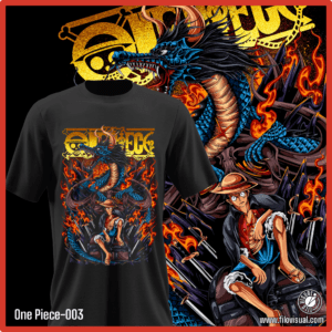 One Piece-003 - Diseño de One Piece - Remera de Algodón