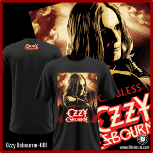 Ozzy Osbourne-001 - Remera de Ozzy Osbourne - Algodón Estampado