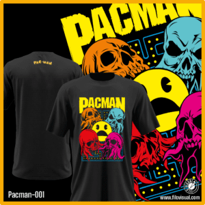 Pacman-001 - Diseño de Pacman - Remera de Algodón