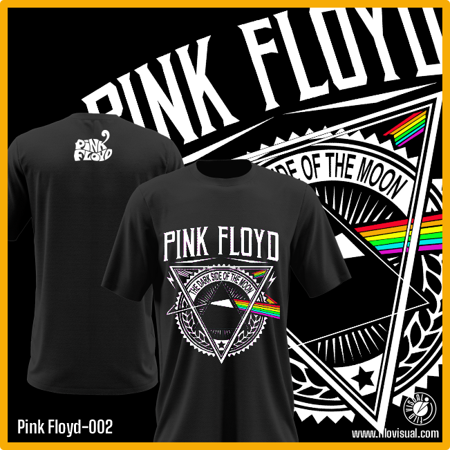 Pink Floyd-002 - Remera de Pink Floyd - Algodón Estampado