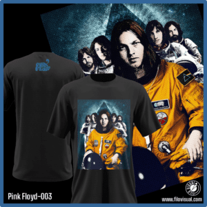 Pink Floyd-003 - Remera de Pink Floyd - Algodón Estampado