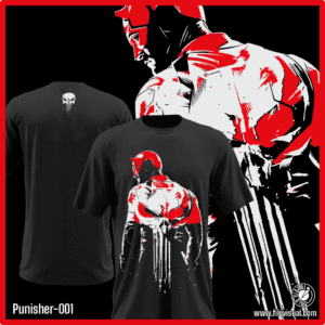 Punisher-001 - Diseño de Punisher - Remera de Algodón