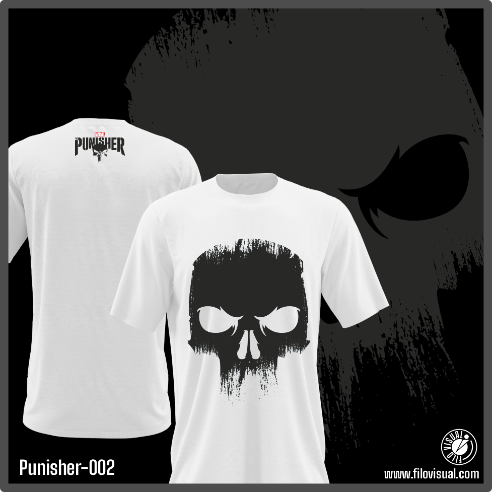 Punisher-002 - Diseño de Punisher - Remera de Algodón