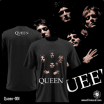 Queen-001 - Remera de Queen - Algodón Estampado