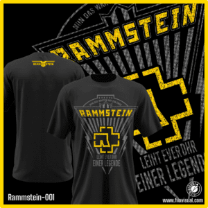 Rammstein-001 - Remera de Rammstein - Algodón Estampado