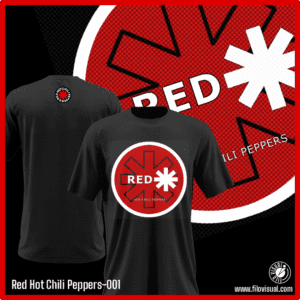 Red Hot Chili Peppers-001 - Remera de Red Hot Chili Peppers - Algodón Estampado