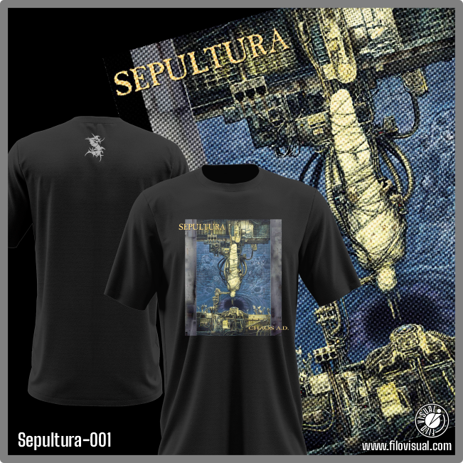 Sepultura-001 - Remera de Sepultura - Algodón Estampado
