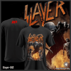 Slayer-002 - Remera de Slayer - Algodón Estampado