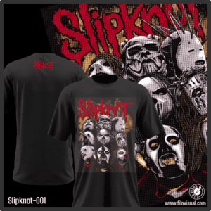 Slipknot-001 - Remera de Slipknot - Algodón Estampado