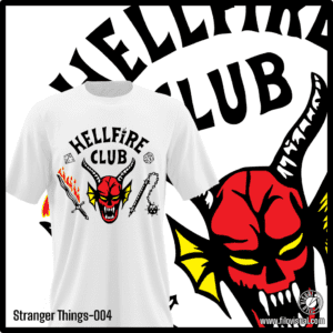 Stranger Things-004 - Diseño de Stranger Things - Remera de Algodón