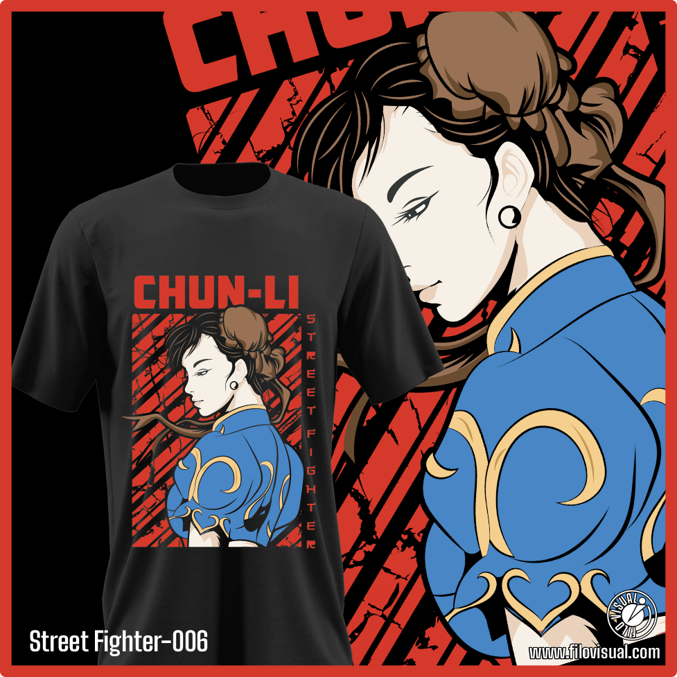 Street Fighter-006 - Diseño de Street Fighter - Remera de Algodón