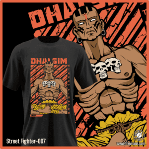 Street Fighter-007 - Diseño de Street Fighter - Remera de Algodón