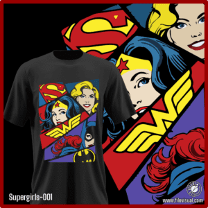 Supergirls-001 - Diseño de Supergirls - Remera de Algodón