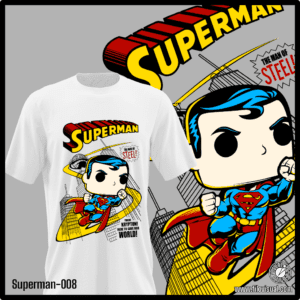 Superman-008 - Diseño de Superman - Remera de Algodón