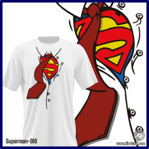 Superman-010 - Diseño de Superman - Remera de Algodón