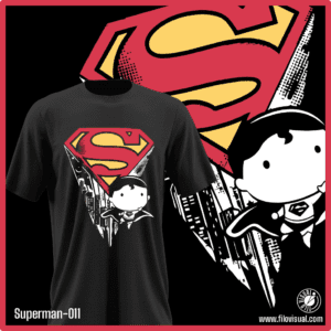 Superman-011 - Diseño de Superman - Remera de Algodón