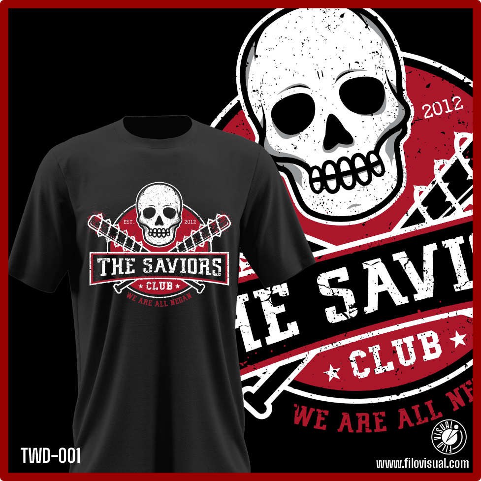 TWD-001 - Diseño de The Walking Dead - Remera de Algodón