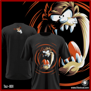 Taz-001 - Diseño de Demonio de Tazmania - Remera de Algodón