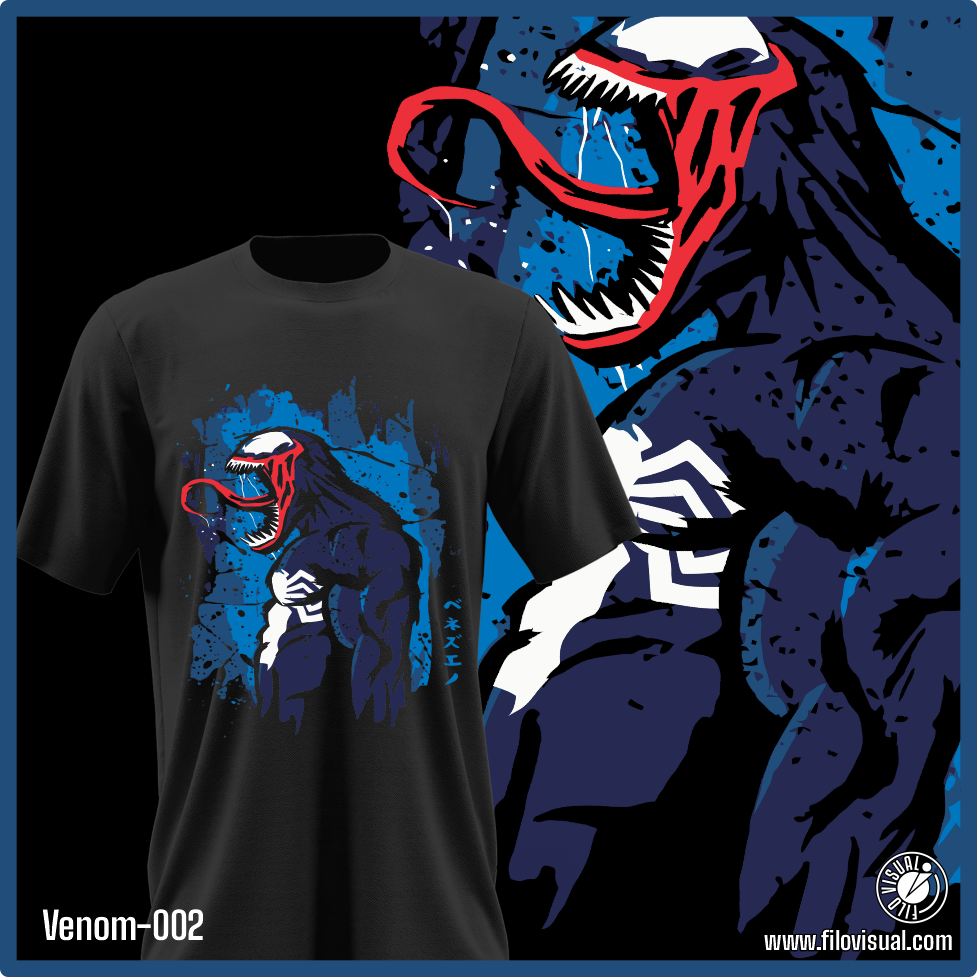 Venom-002 - Diseño de Venom - Remera de Algodón