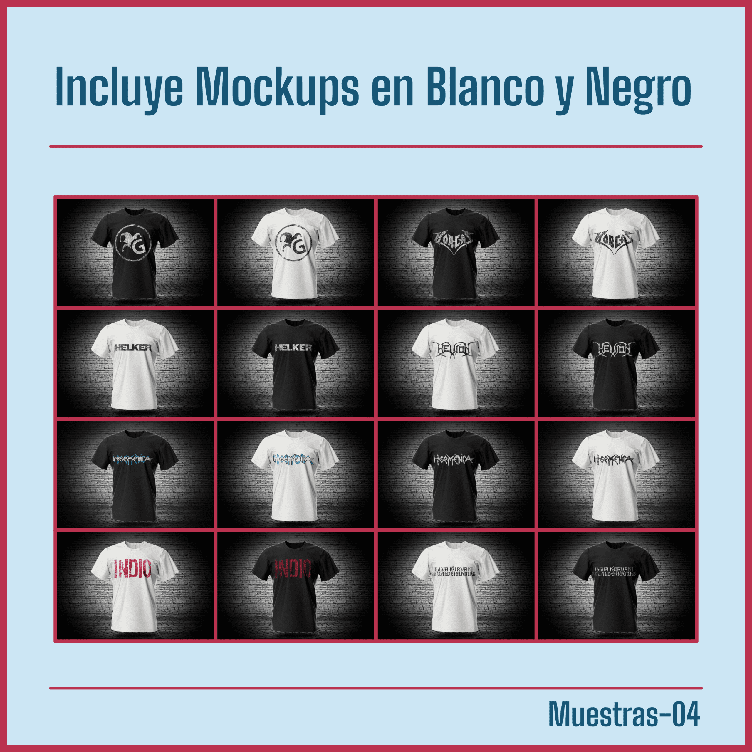 Pack PNG de Rock y Metal Nacional - Logos estilo Grunge Desgastado - Image 6